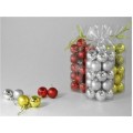 SET 25 BOLAS NAVIDAD EN BOLSA CON LAZO 4