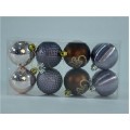 SET 8 BOLAS SURTIDAS NAVIDAD 6 CM. 