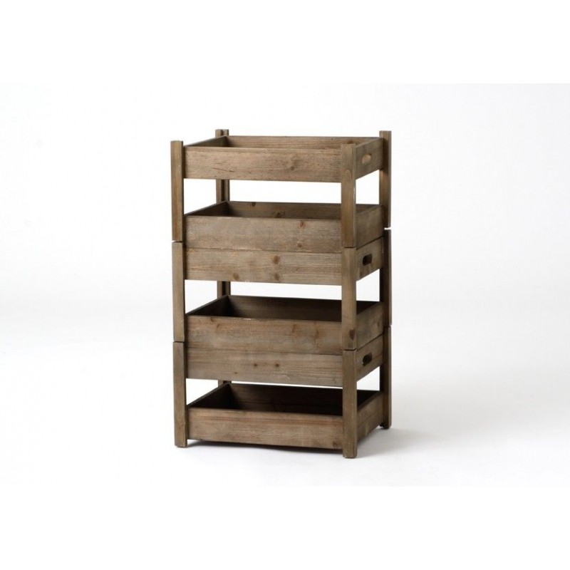 estanteria rustica, caja rustica, estanteria cajas, decoracion