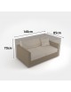 COVERTOP FUNDA PROTECTORA SOFA 2 PLAZAS