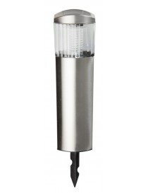 BORNEO BALIZA SOLAR ACERO INOXIDABLE Y VIDRIO
