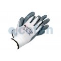 GUANTE NYLON IMPREGNADO GRIS-BLANCO 